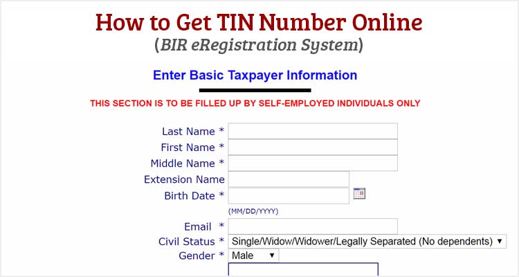 how do i get my tin number after registration online