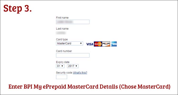 How To Verify Paypal Account Using BPI My EPrepaid MasterCard - Useful Wall