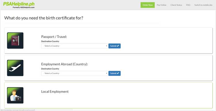 How To Get PSA Or NSO Birth Certificate Online - Useful Wall